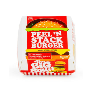 Keycraft The Big Squij Peel & Stack Burger Squishy Toy