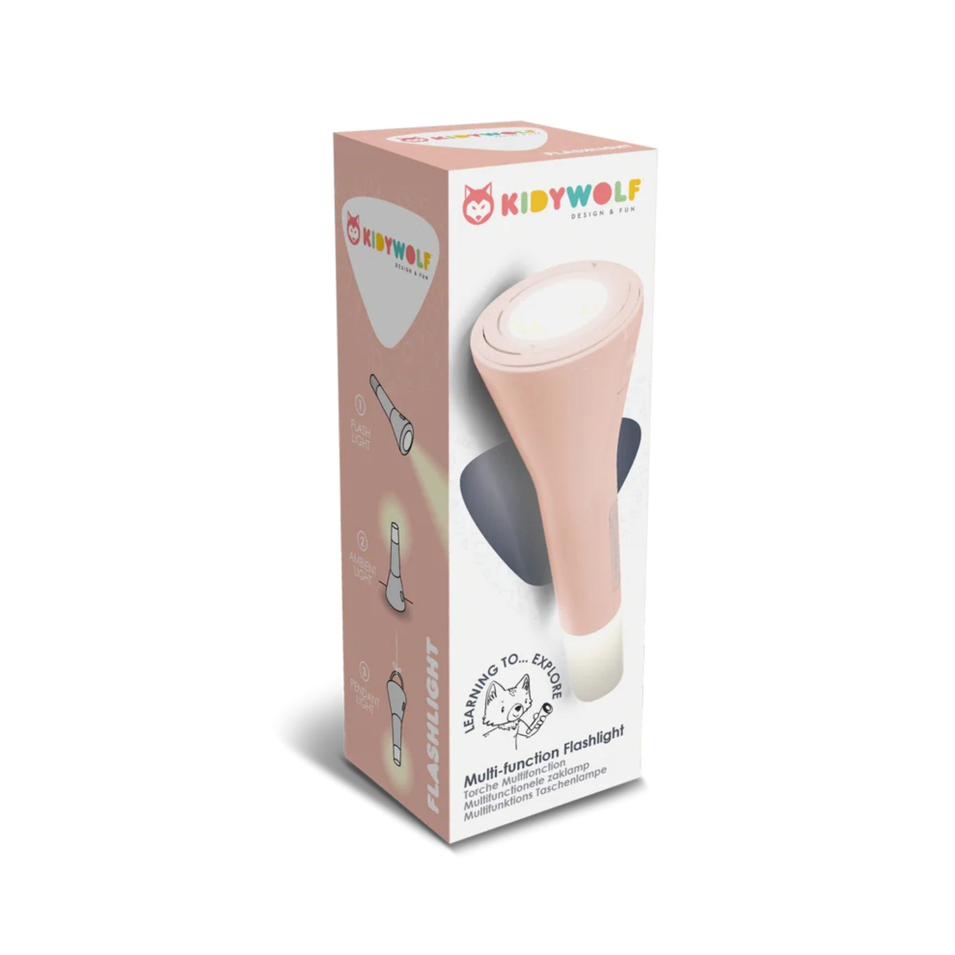 Kidywolf Flashlight - Pink