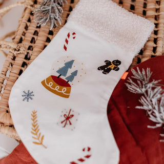 Kikadu Christmas Stocking - Snow Globe