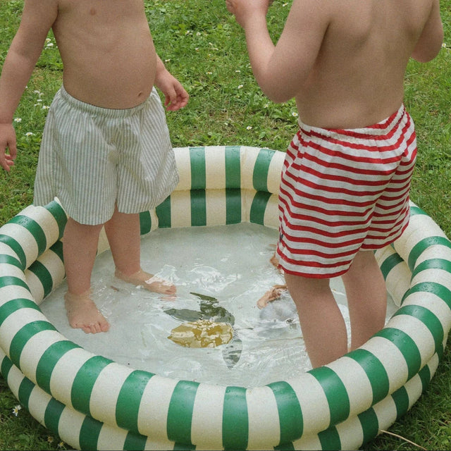Konges Sløjd Paddling Pool Small 90cm - Green Stripe