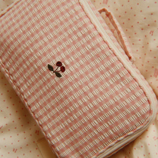 Konges Sløjd Baby Doll Nursery Suitcase - Pink Check