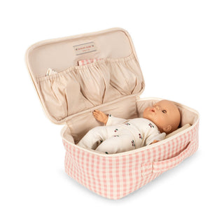 Konges Sløjd Baby Doll Nursery Suitcase - Pink Check