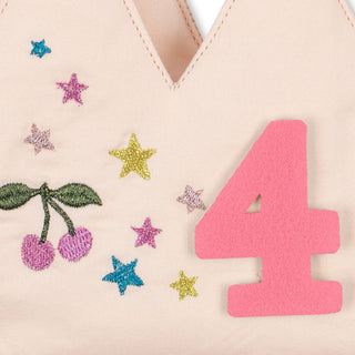 Konges Sløjd Glitter Birthday Crown - Rainbow