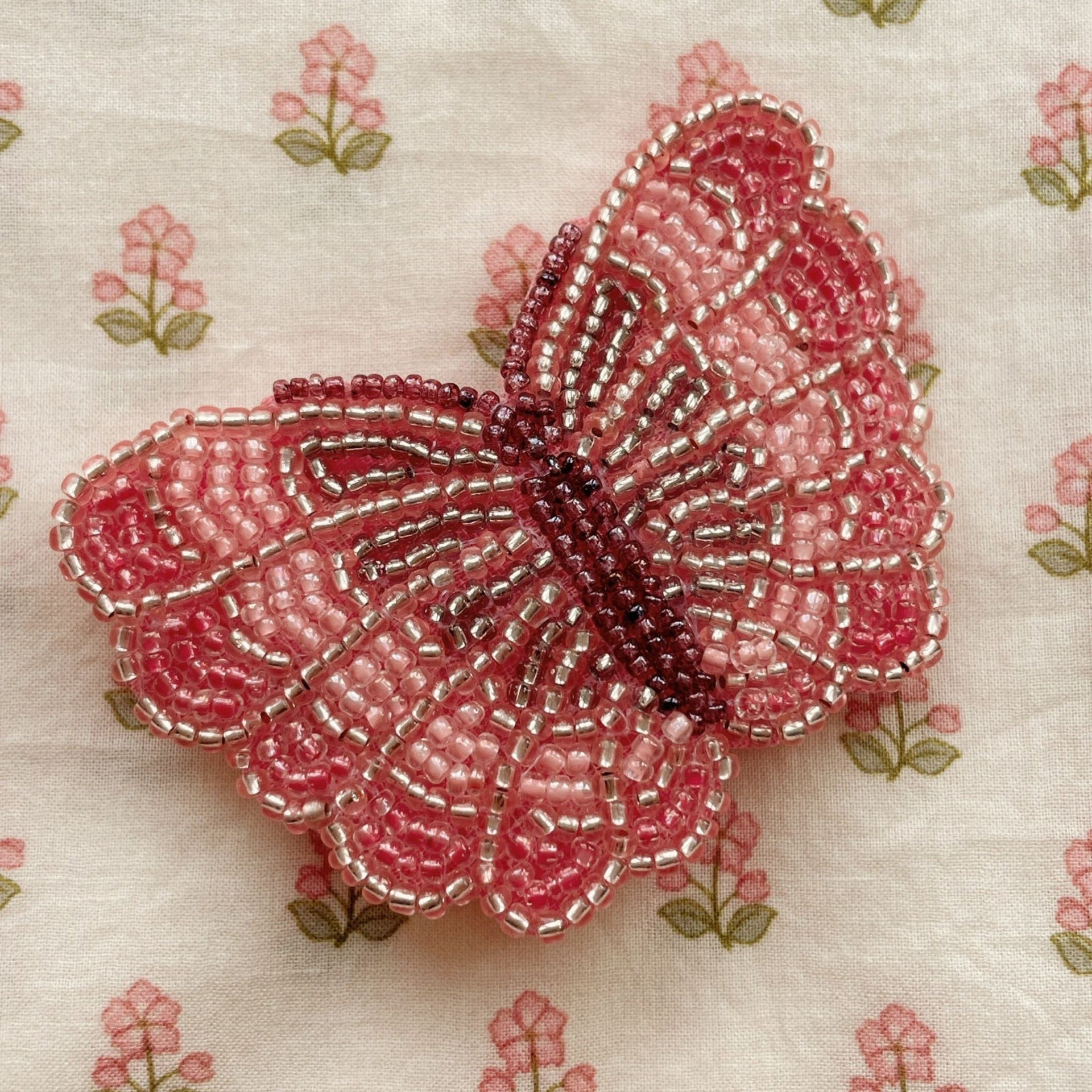 Konges Sløjd Mini Butterfly Beaded Hair Clip