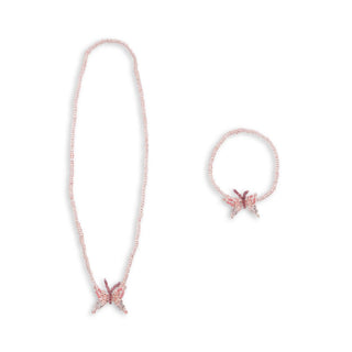 Konges Sløjd Butterfly Necklace and Bracelet Set