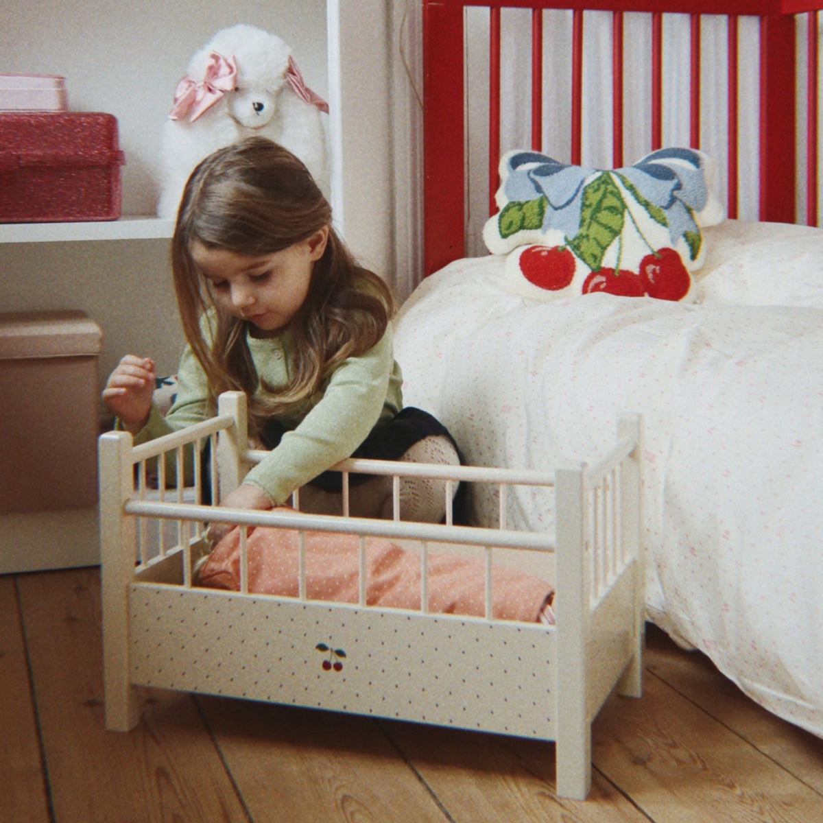Konges Sløjd Doll Bed - Cherry