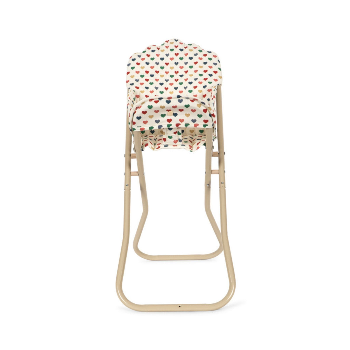 Konges Sløjd Doll High Chair - Colourful Hearts