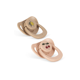 Konges Sløjd Doll Pacifiers 2 Pack - Cherry/Lemon