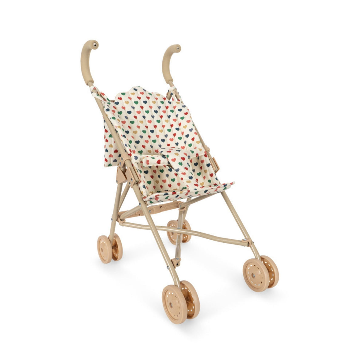 Konges Sløjd Doll Stroller - Colourful Hearts