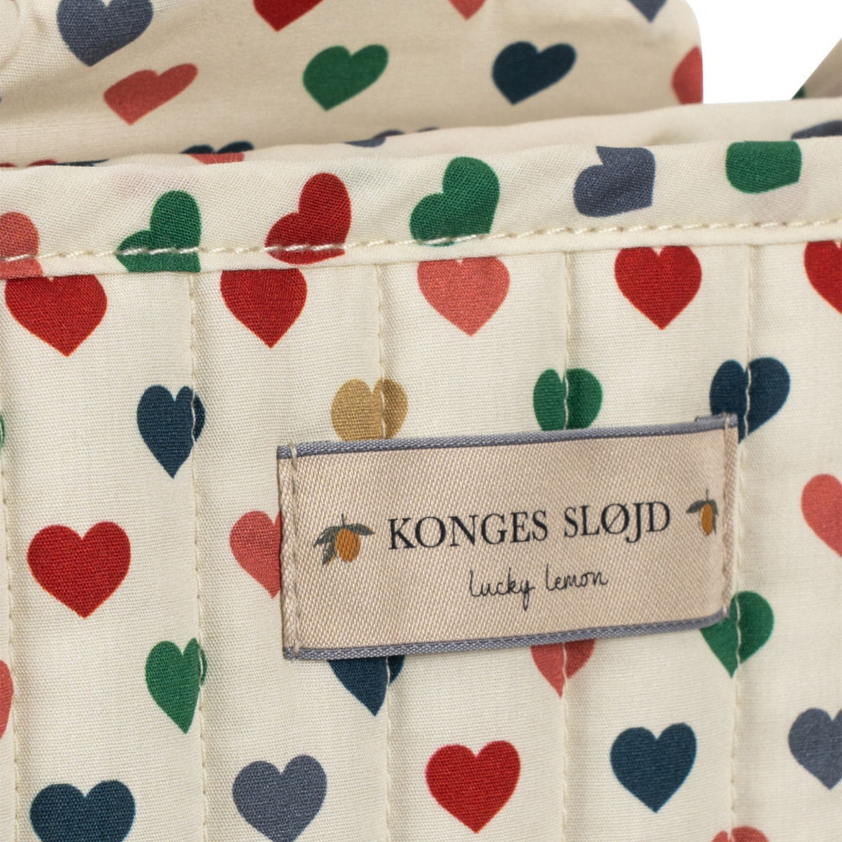 Konges Sløjd Doll Stroller - Colourful Hearts