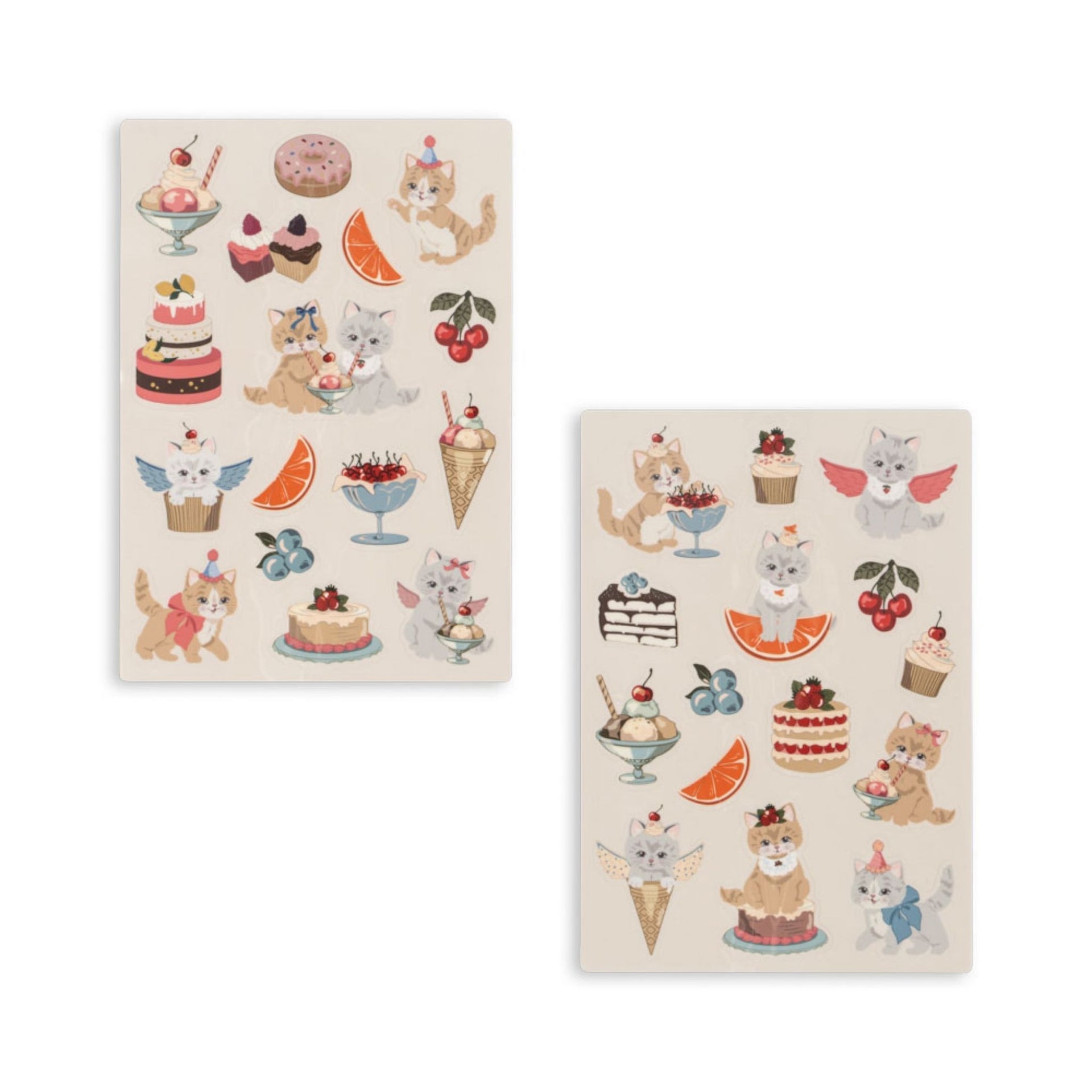 Konges Sløjd Reusable Forever Stickers - Kitty Friends