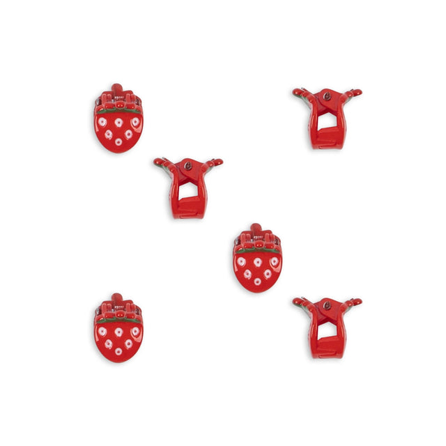 Konges Sløjd Mini Hair Claw Clips - Strawberry