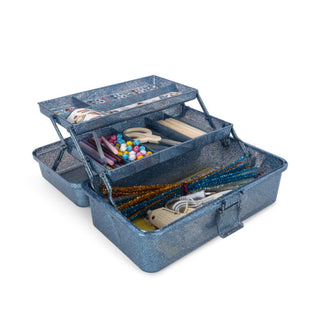 Konges Sløjd Hobby Caddy - Glitter Blue