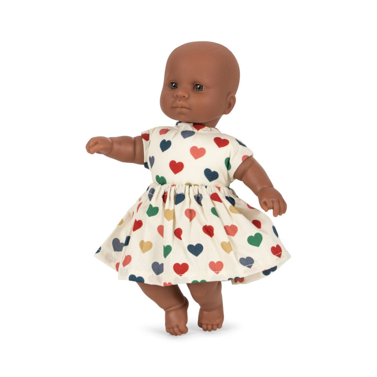 Konges Sløjd Mini Doll Colourful Hearts - 21cm