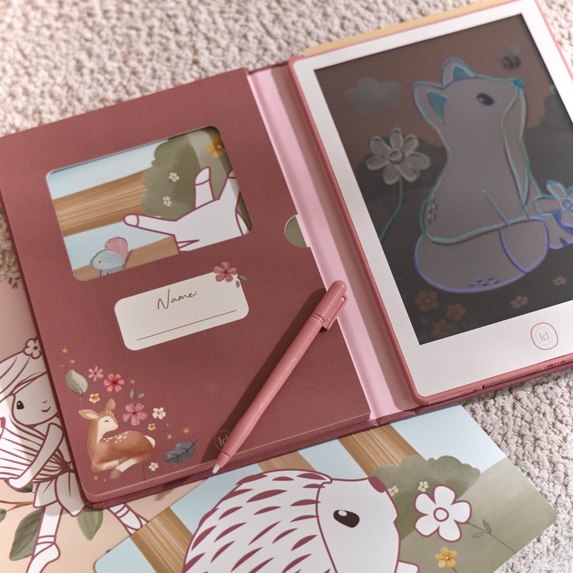 Little Dutch Drawing Tablet Pink - Fairy Garden