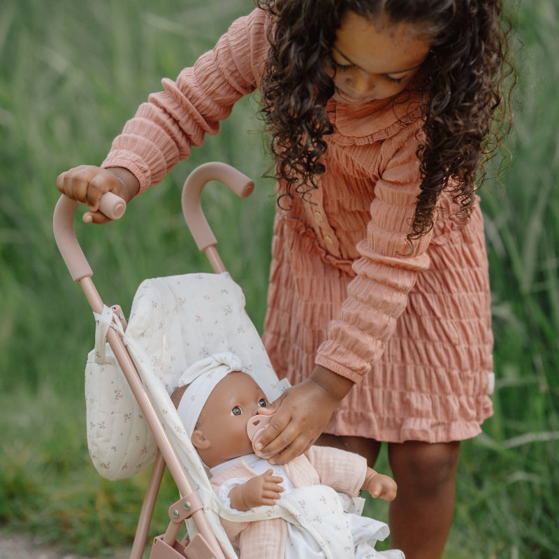 Little Dutch Metal Doll Stroller - Pink