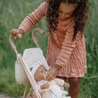 Little Dutch Metal Doll Stroller - Pink