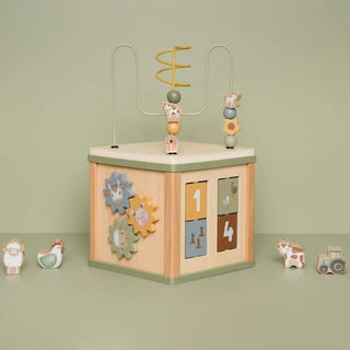 Little Dutch Wooden Activity Cube - Little Farm