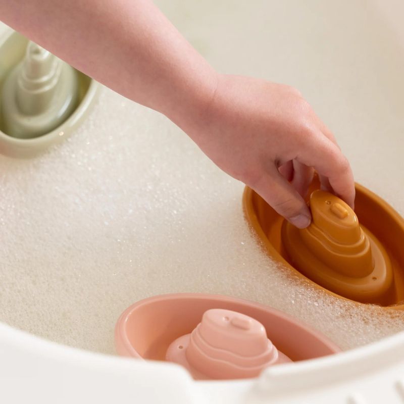 Little Dutch Stackable Bath Boats Pink