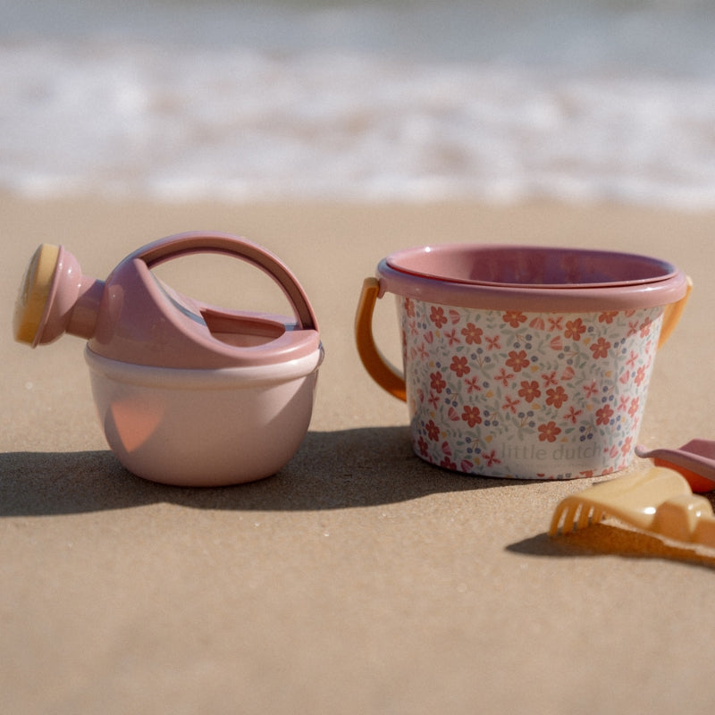 Little Dutch 5 Piece Beach Set - Pink Flowers