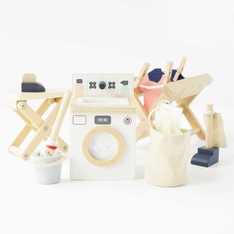 Le Toy Van Dolls House Laundry Room Furniture Set