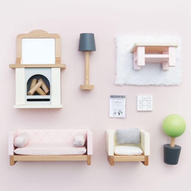 Le Toy Van Dolls House Living Room Furniture Set