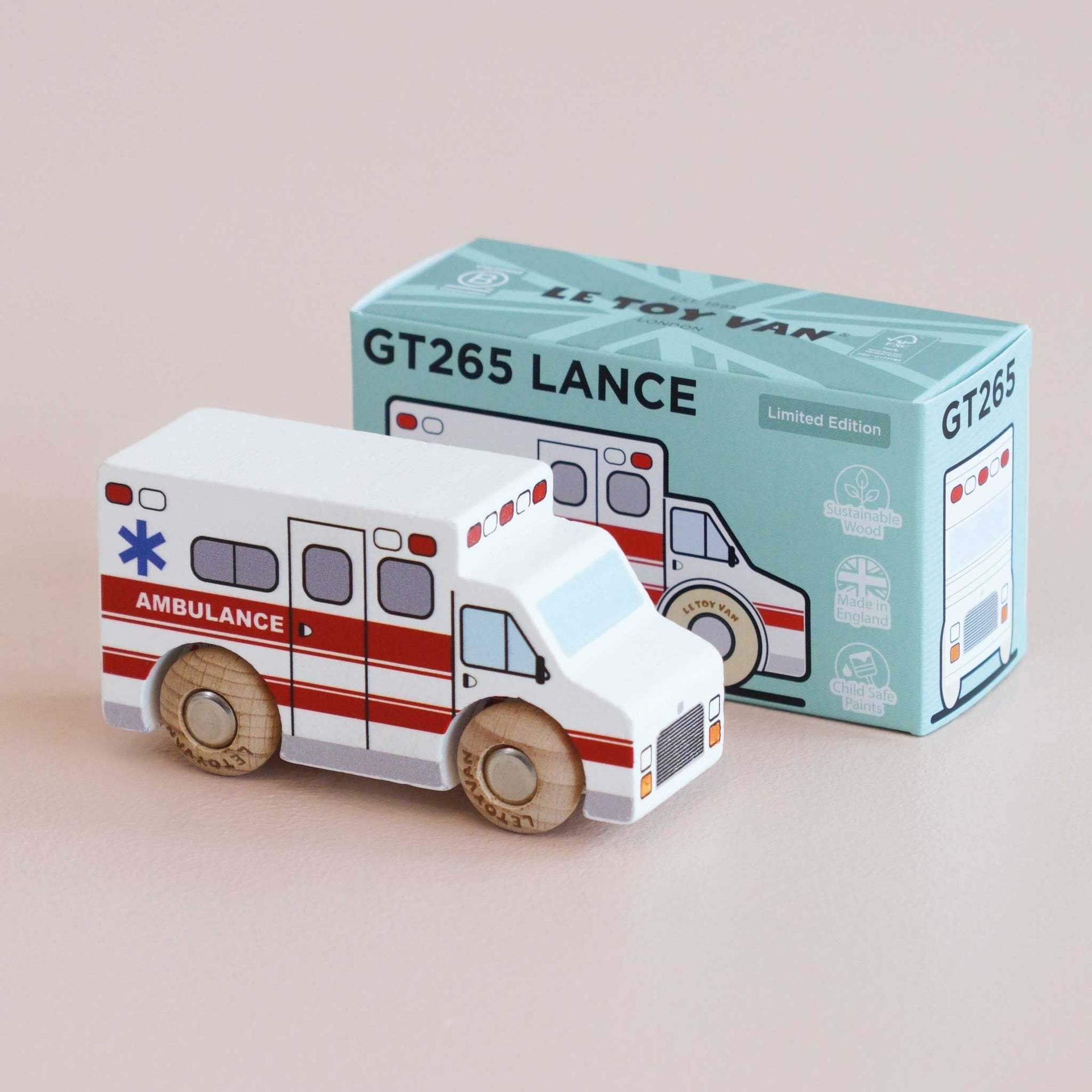 Le Toy Van Wooden Ambulance - Lance