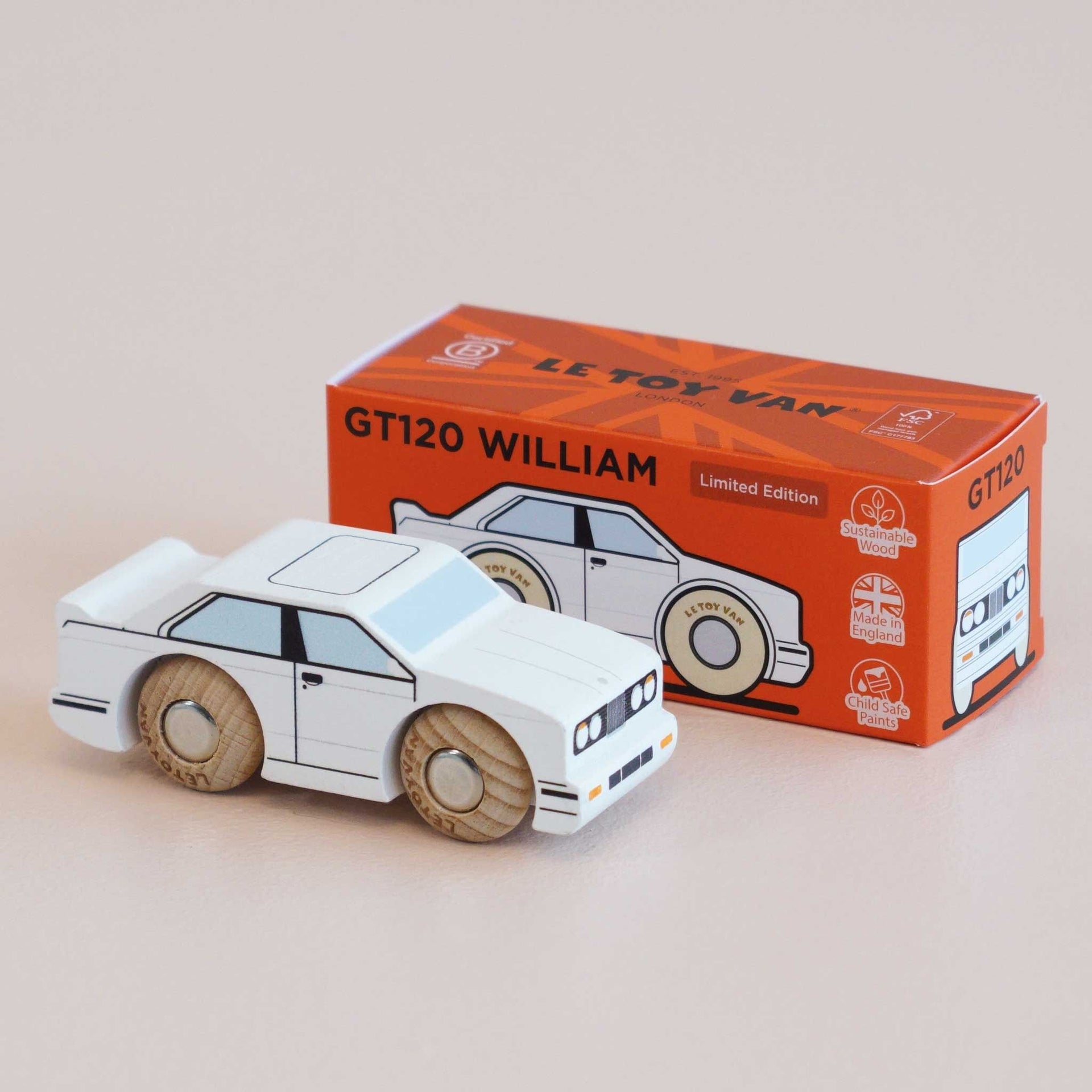 Le Toy Van Wooden Car - William