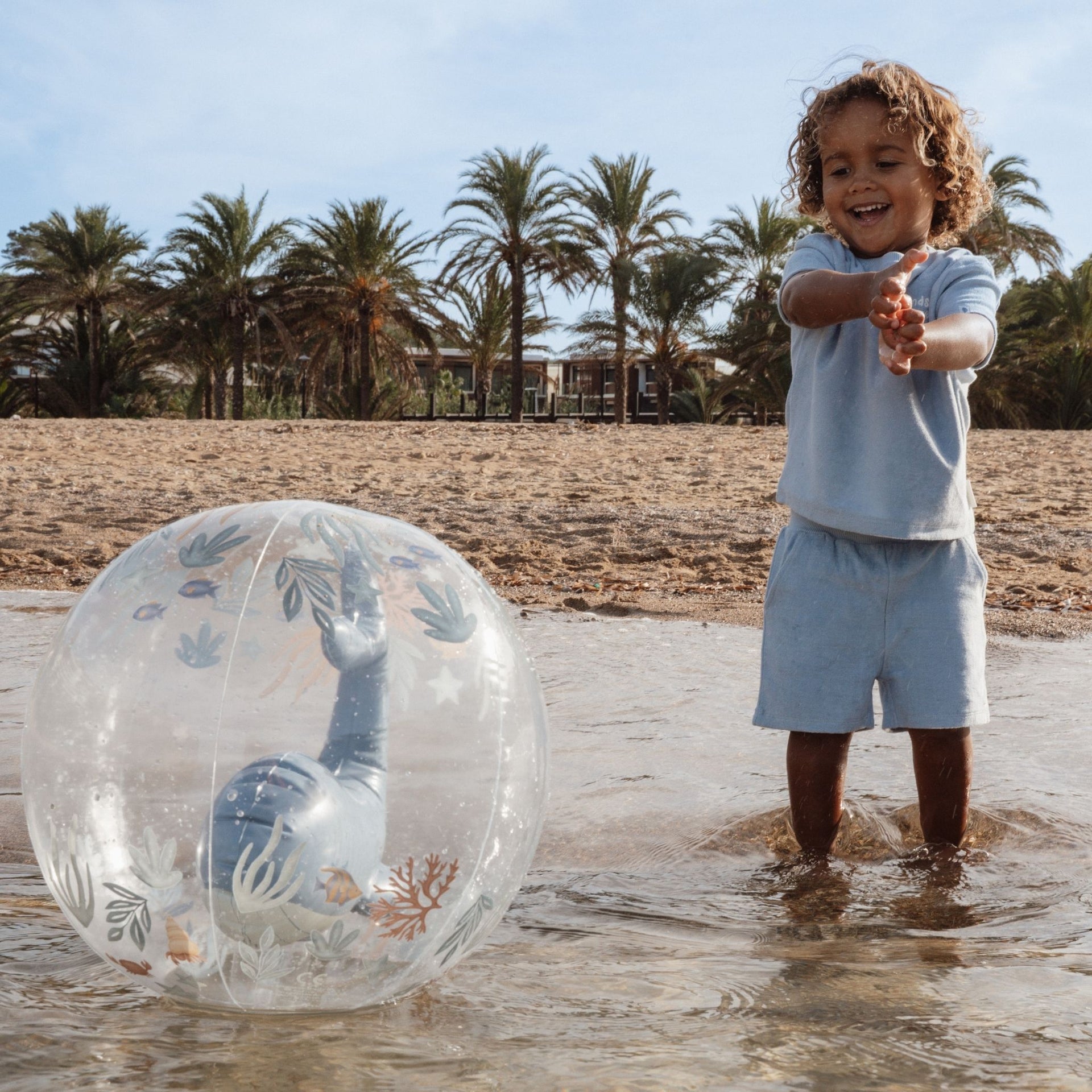 Little Dutch 3D Beach Ball - Ocean World