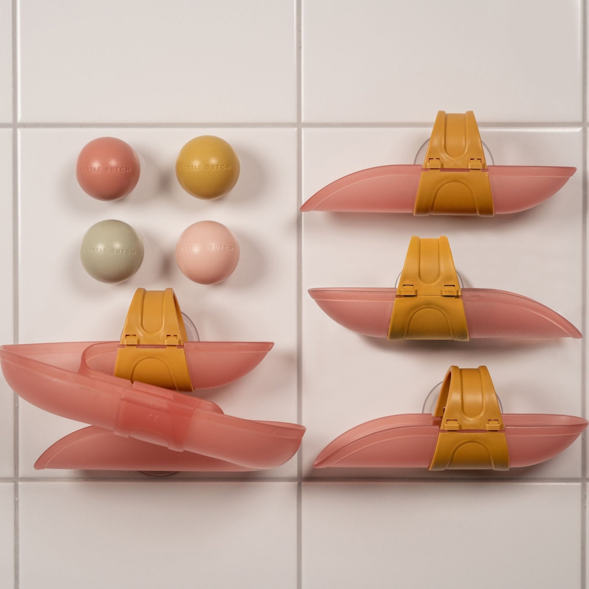 Little Dutch Bath Ball Track - Pink