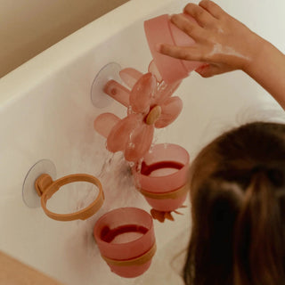 Little Dutch Bath Play Cups - Pink Flower