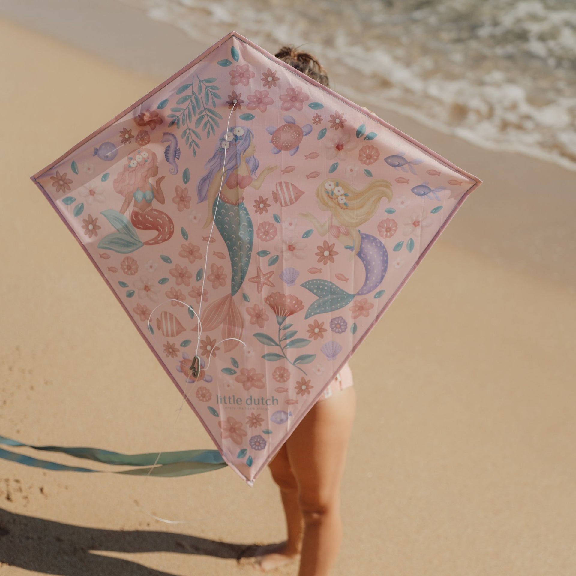 Little Dutch Dreamy Mermaid Diamond Kite - Pink