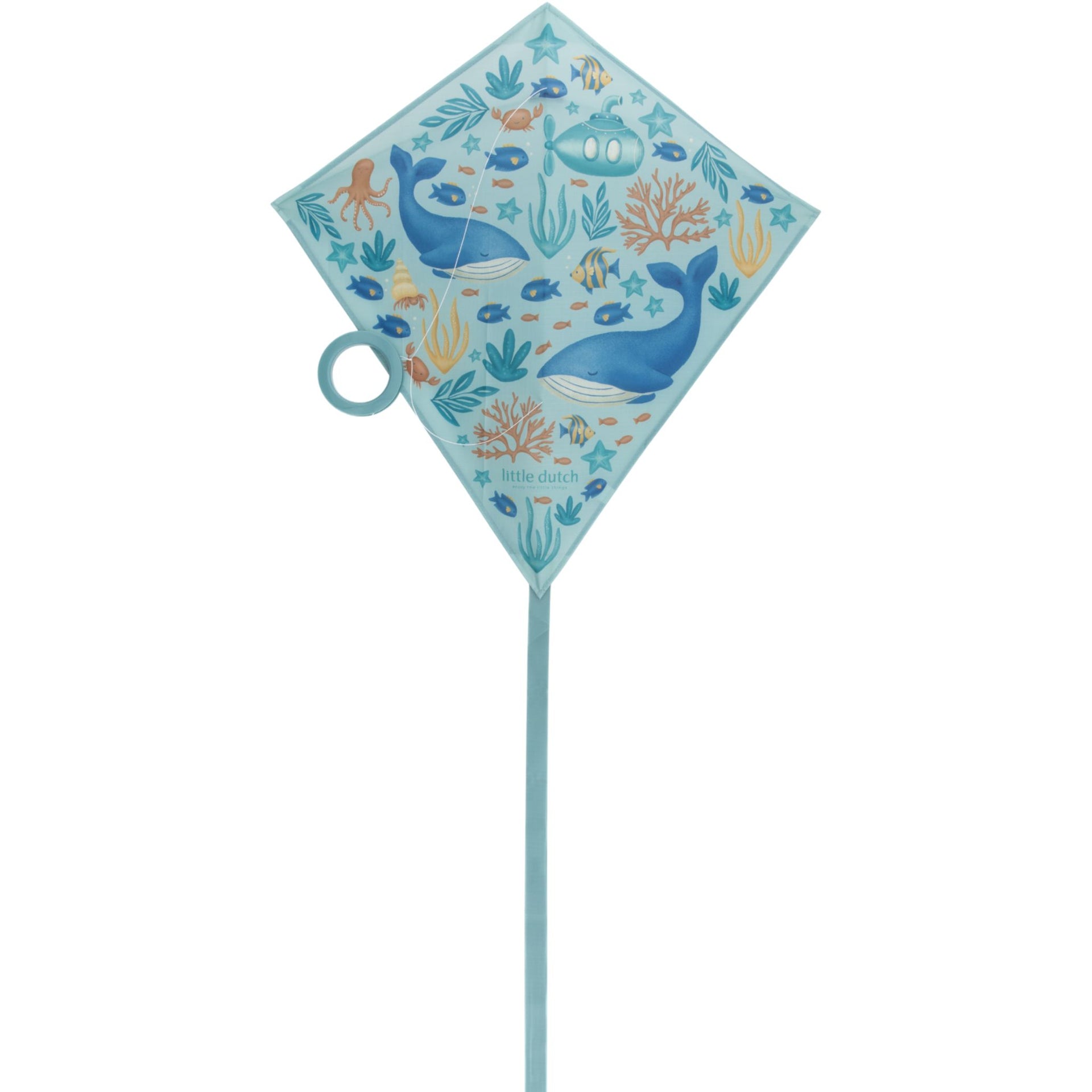 Little Dutch Ocean World Diamond Kite - Blue