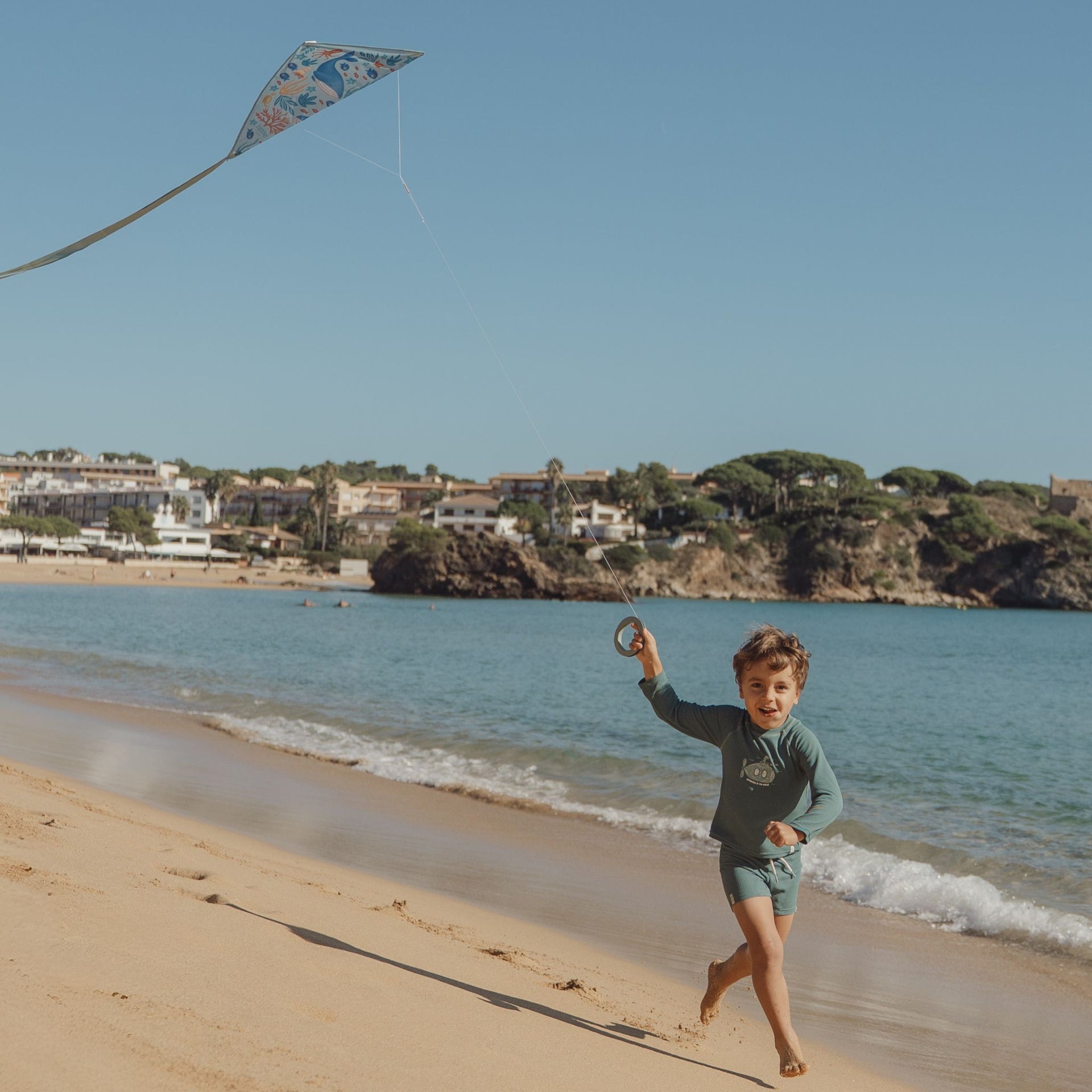 Little Dutch Ocean World Diamond Kite - Blue