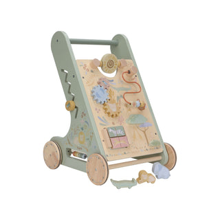 Little Dutch Wooden Baby Activity Walker - Safari Friends