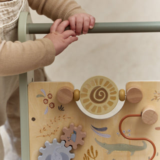 Little Dutch Wooden Baby Activity Walker - Safari Friends