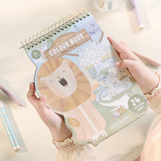 Little Dutch Lion Colouring Book - Safari Friends