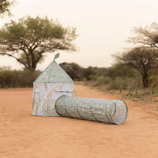 Little Dutch Tent With Play Tunnel - Safari Friends