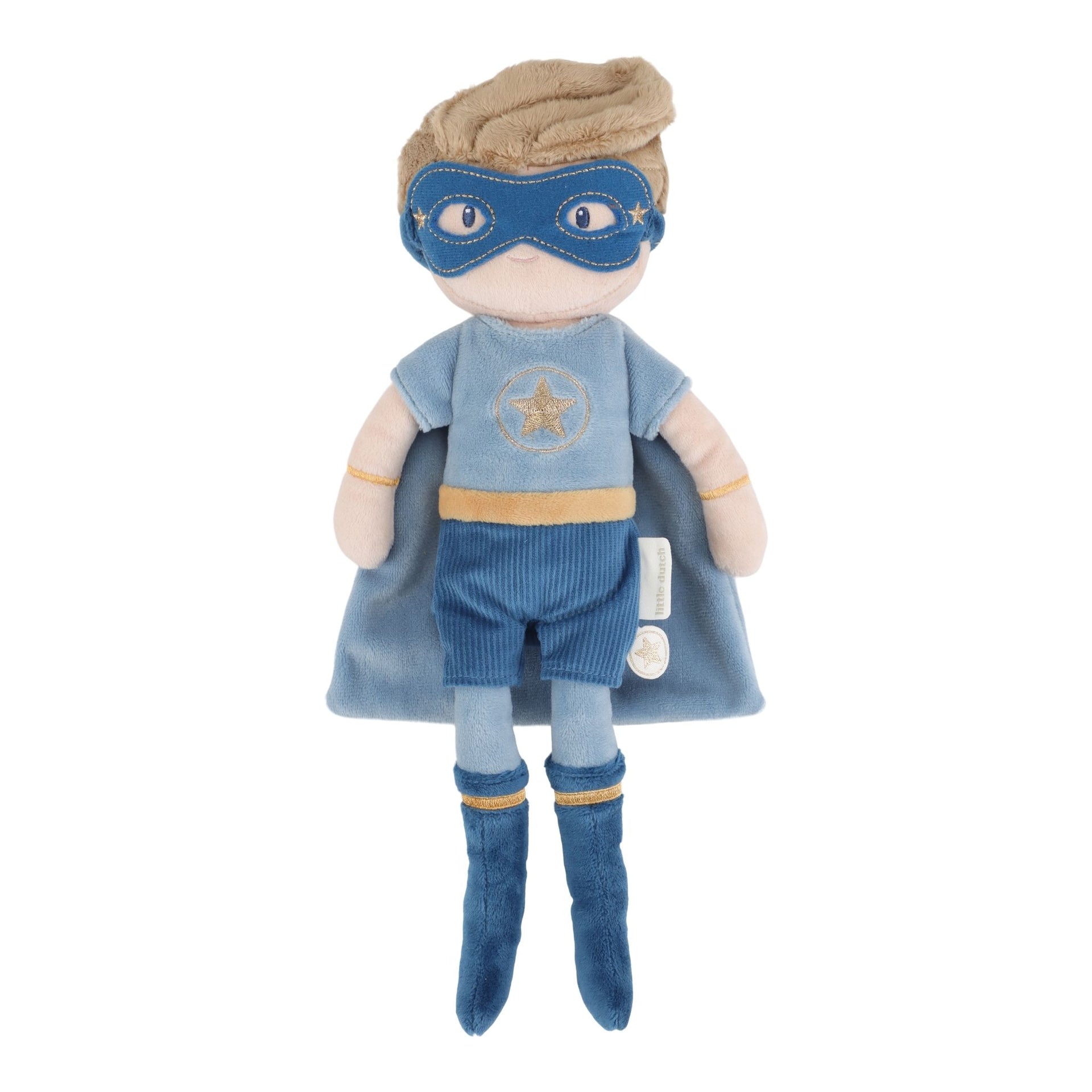 Little Dutch Cuddle Doll Superhero Jim - 35cm