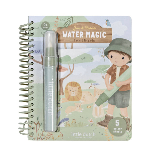 Little Dutch Water Magic Book - Safari Friends Jim