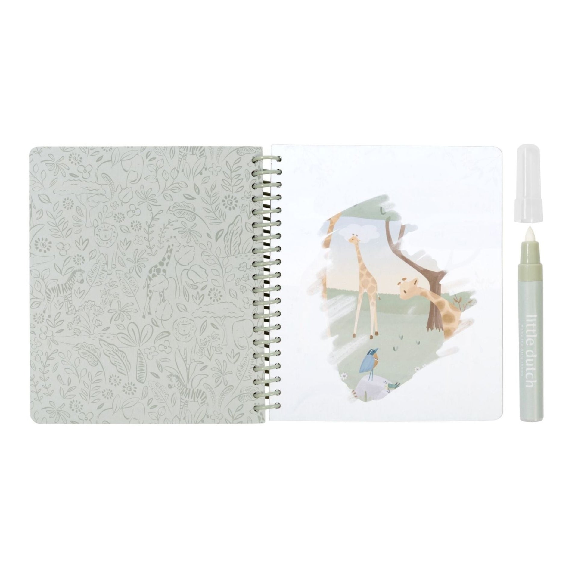 Little Dutch Water Magic Book - Safari Friends Rosa