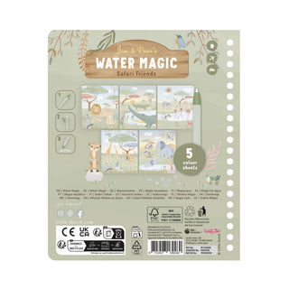 Little Dutch Water Magic Book - Safari Friends Rosa