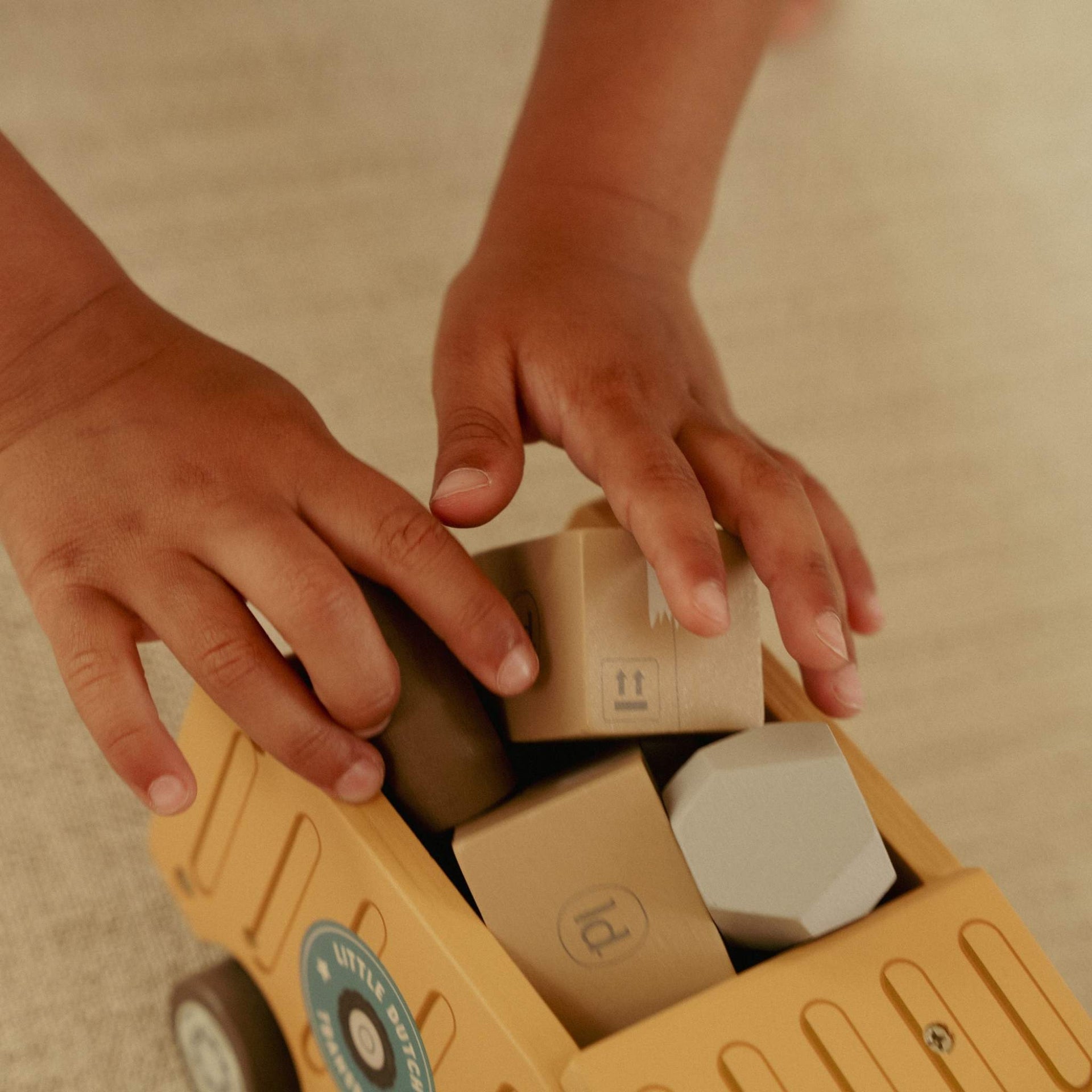 Little Dutch Wooden Dump Truck