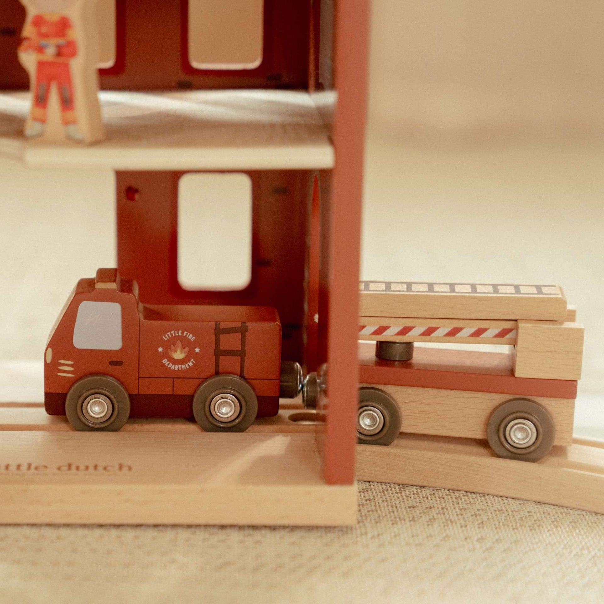 Little Dutch Wooden Fire Station
