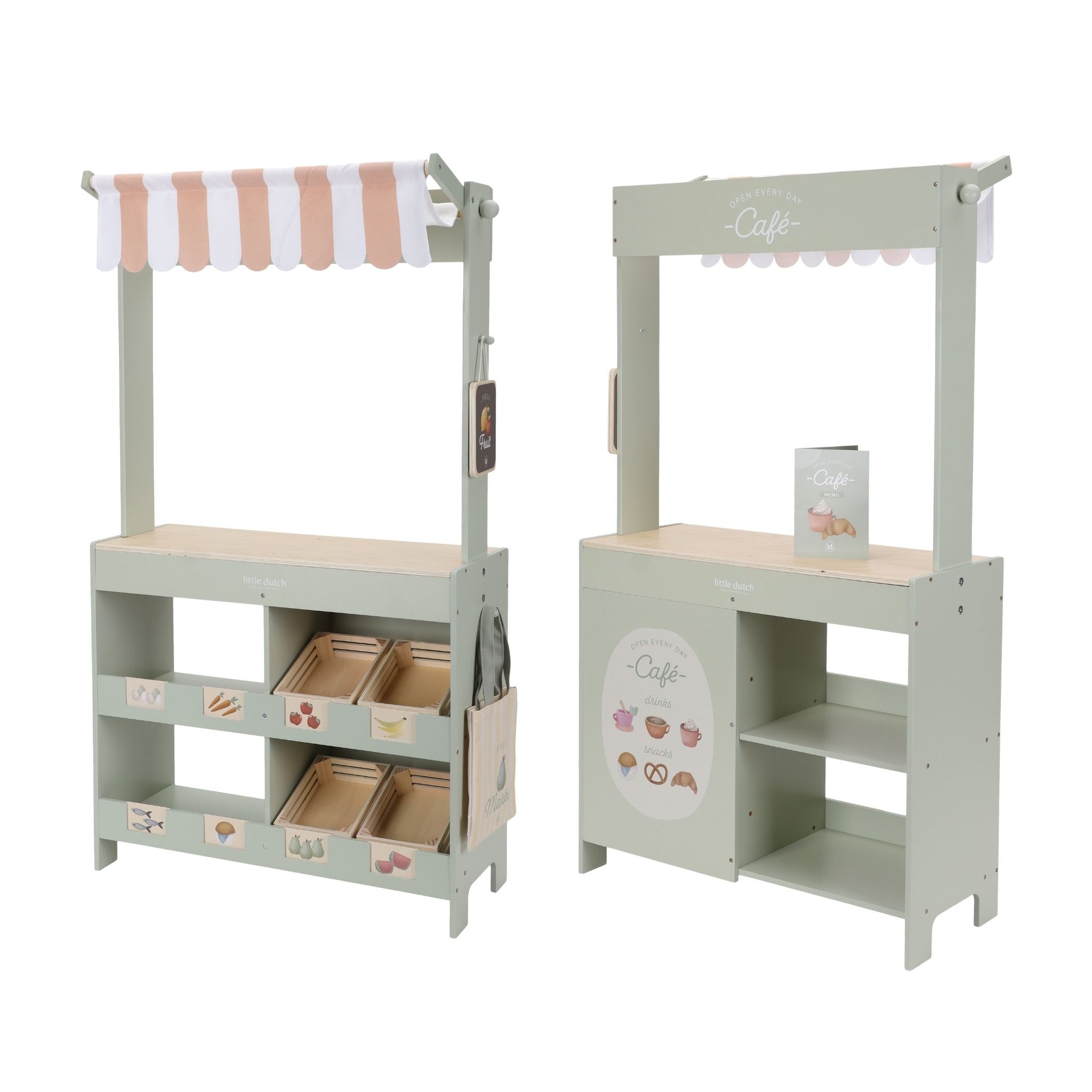 Little Dutch Wooden Market Stall & Cafe