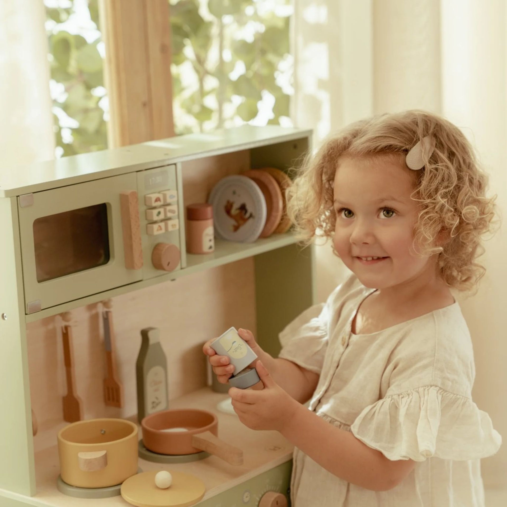 Little Dutch Wooden Play Kitchen - Mint