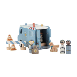 Little Dutch Wooden Police Van Set