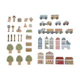 Little Dutch Wooden Train Track Set XL