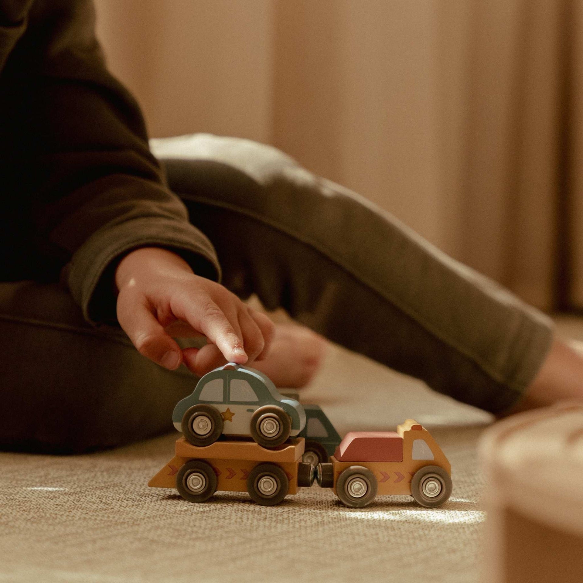 Little Dutch Wooden Vehicle Set