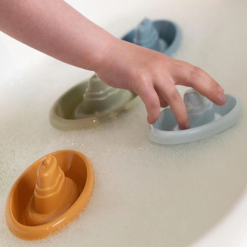 Little Dutch Stackable Bath Boats Blue